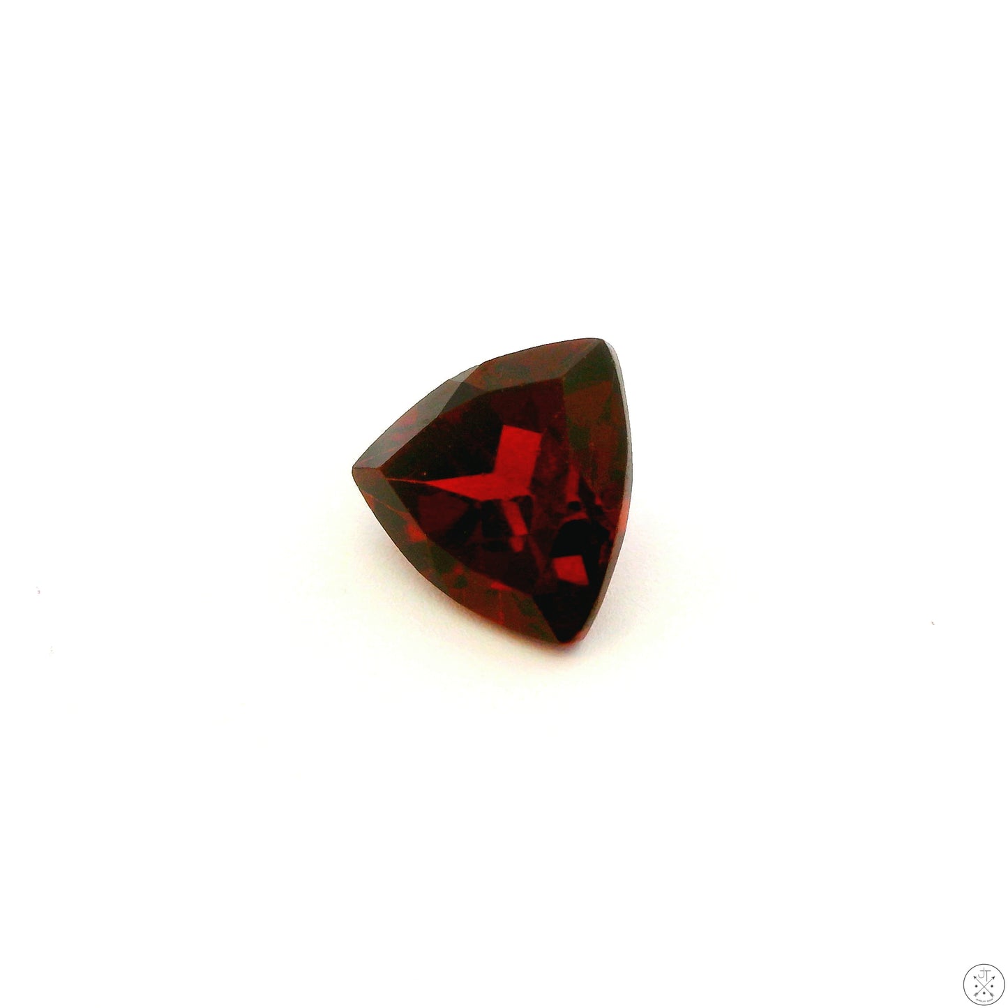 1.70 Carat Natural Almandine Garnet 7.2 mm Trillion Faceted Gemstone Loose Africa
