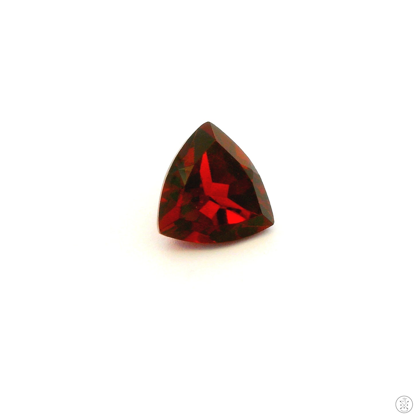 1.70 Carat Natural Almandine Garnet 7.2 mm Trillion Faceted Gemstone Loose Africa