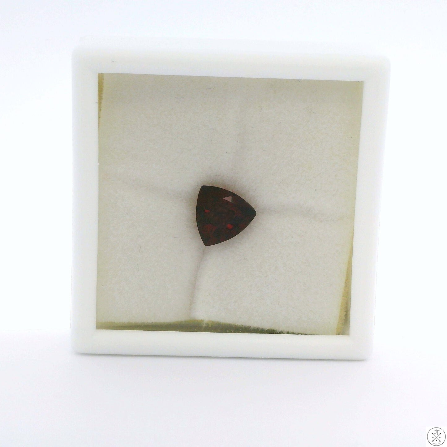 1.70 Carat Natural Almandine Garnet 7.2 mm Trillion Faceted Gemstone Loose Africa