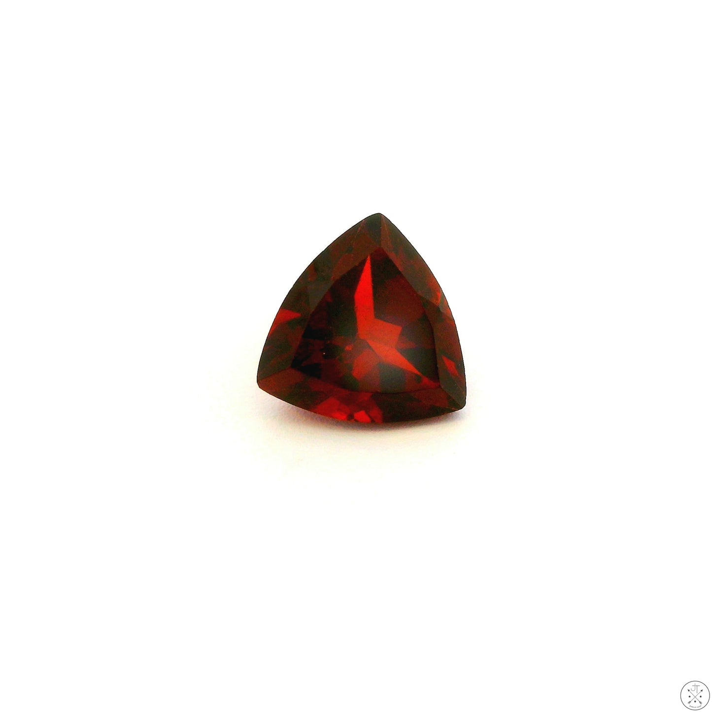 1.70 Carat Natural Almandine Garnet 7.2 mm Trillion Faceted Gemstone Loose Africa