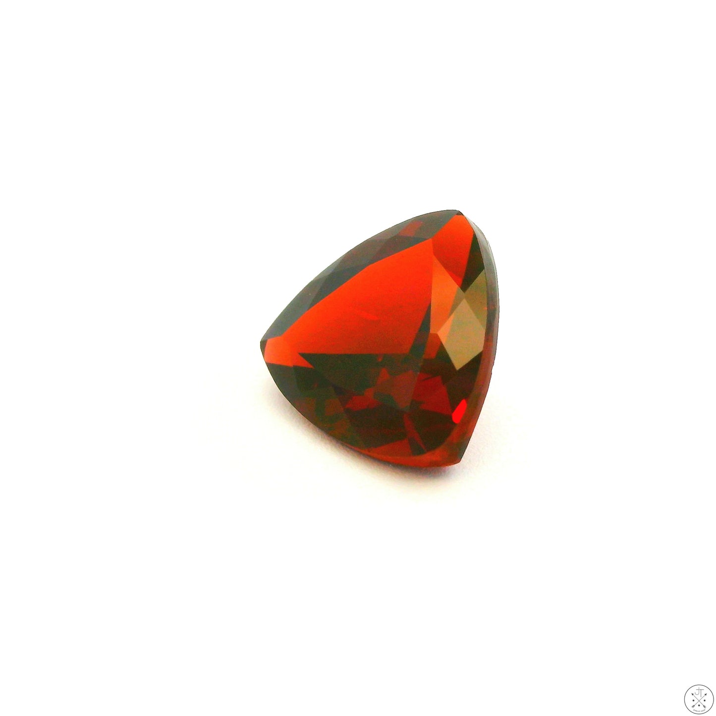 2.35 Carat Natural Almandine Garnet 8.1 mm Trillion Faceted Gemstone Loose Africa