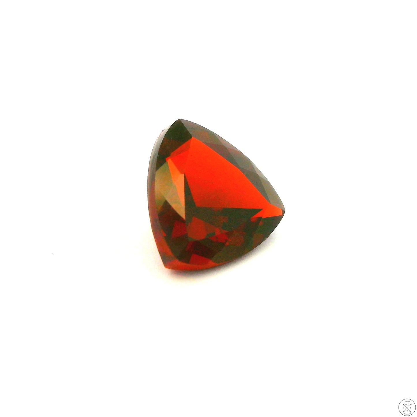 2.35 Carat Natural Almandine Garnet 8.1 mm Trillion Faceted Gemstone Loose Africa