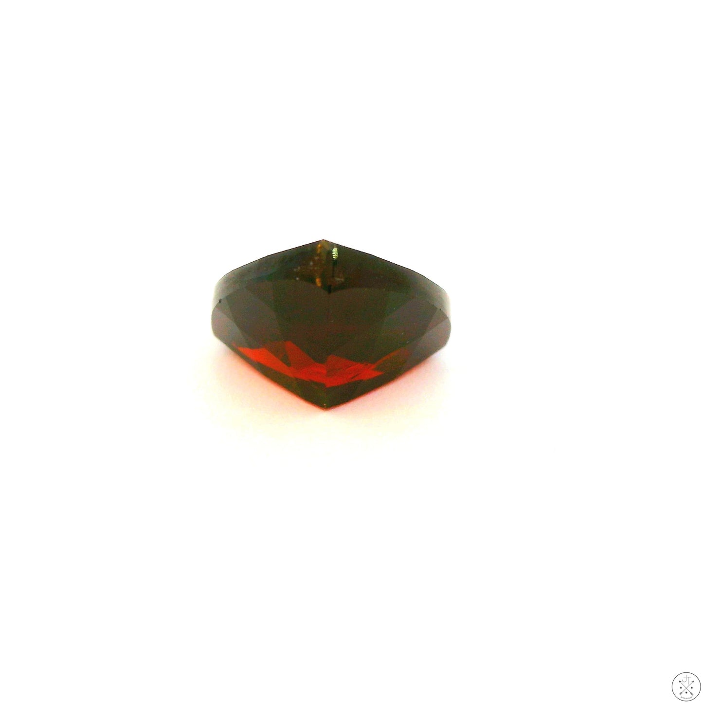 2.35 Carat Natural Almandine Garnet 8.1 mm Trillion Faceted Gemstone Loose Africa