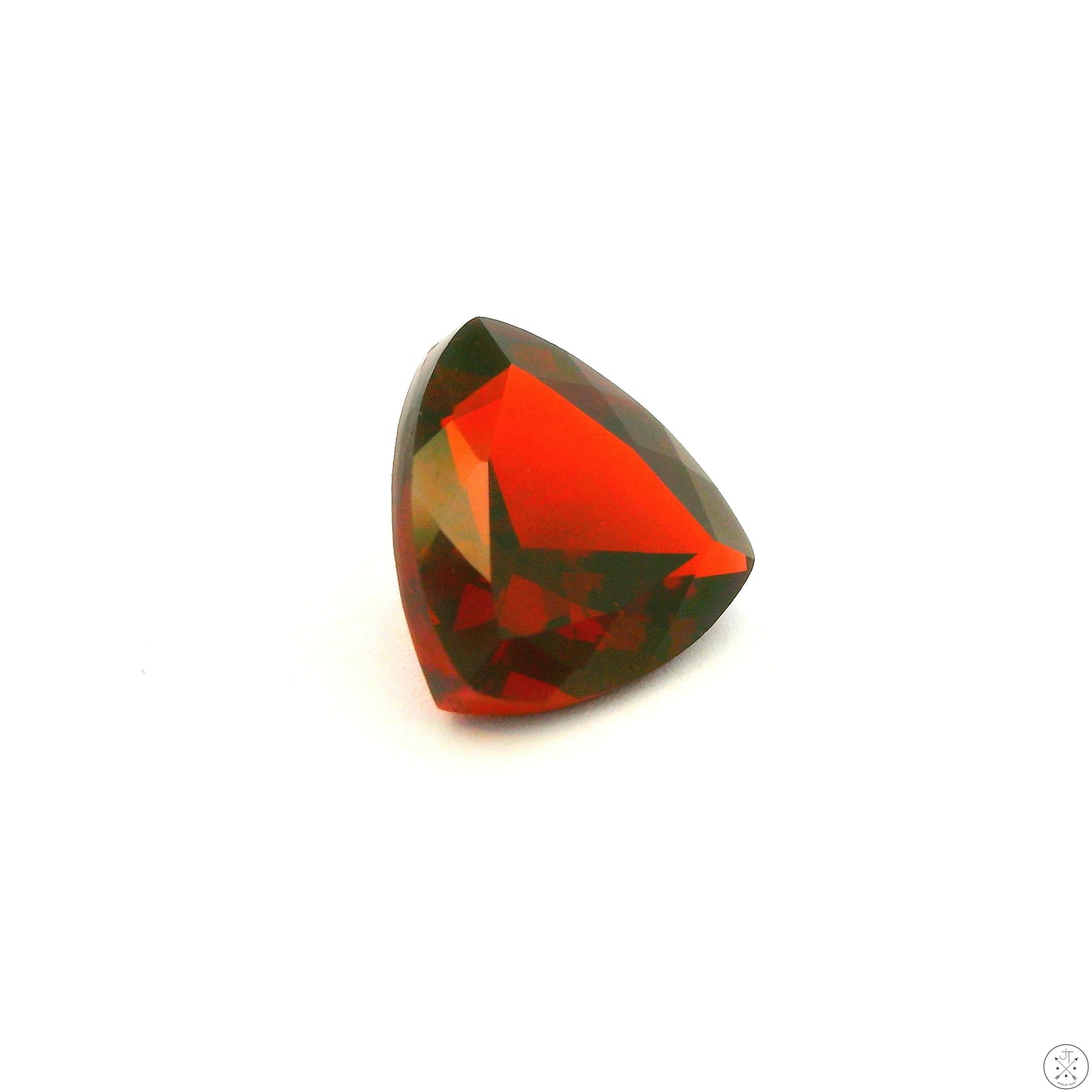 2.35 Carat Natural Almandine Garnet 8.1 mm Trillion Faceted Gemstone Loose Africa