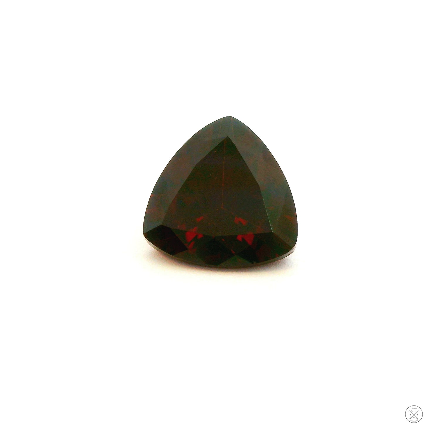 2.35 Carat Natural Almandine Garnet 8.1 mm Trillion Faceted Gemstone Loose Africa