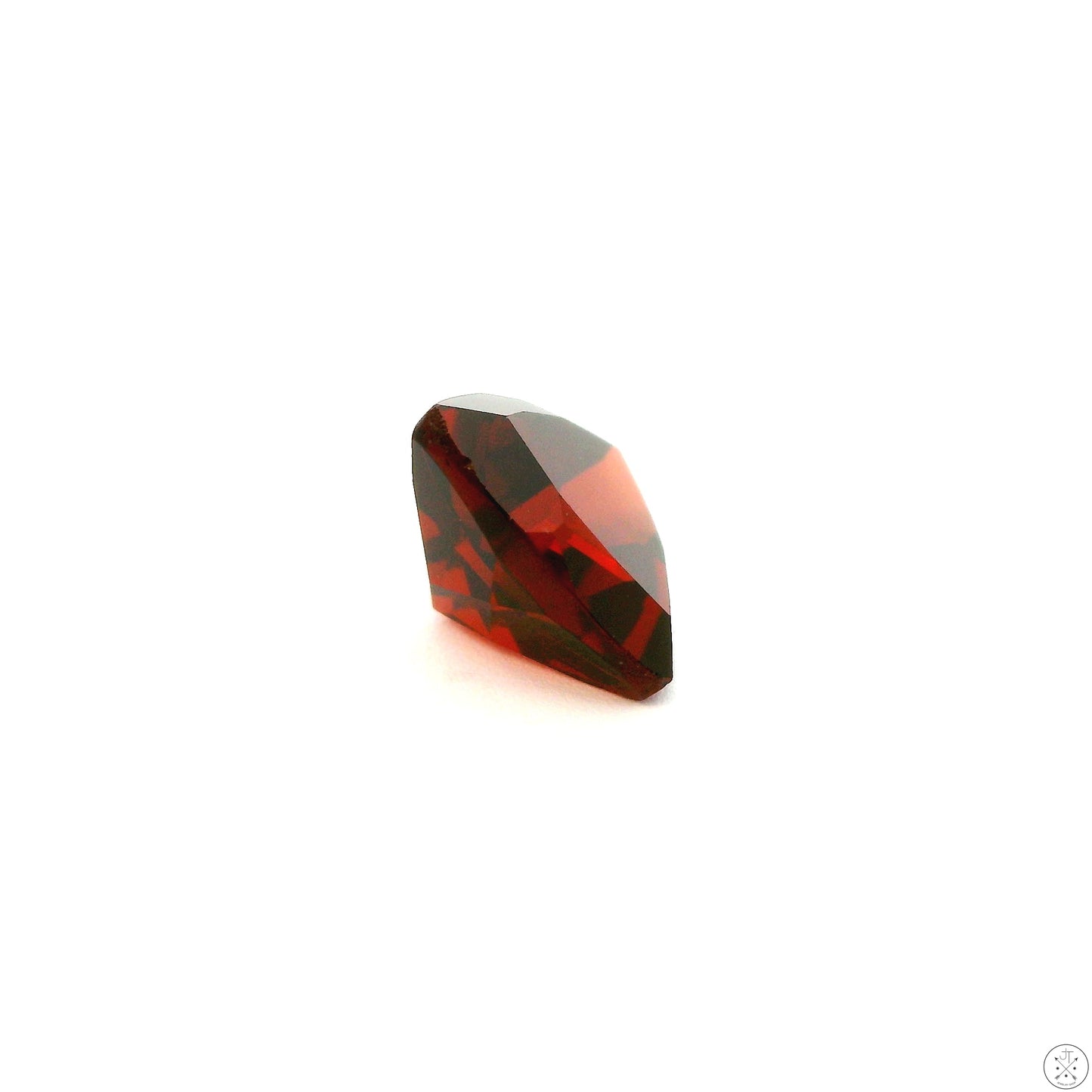 1.56 Carat Natural Almandine Garnet 7.1 mm Trillion Faceted Gemstone Loose Africa