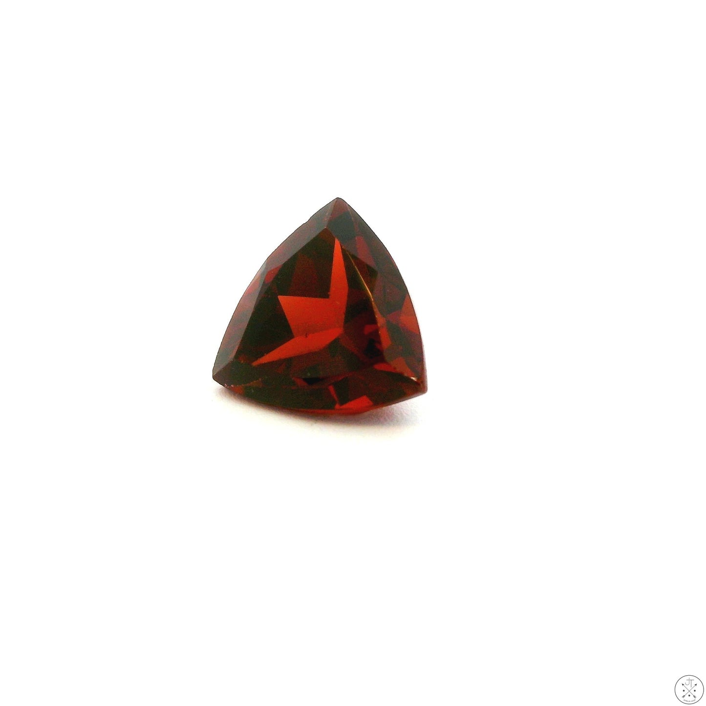 1.56 Carat Natural Almandine Garnet 7.1 mm Trillion Faceted Gemstone Loose Africa