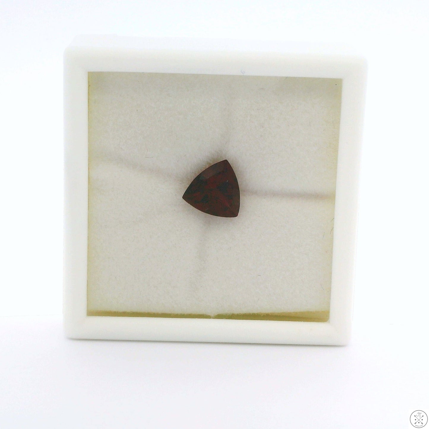 1.56 Carat Natural Almandine Garnet 7.1 mm Trillion Faceted Gemstone Loose Africa