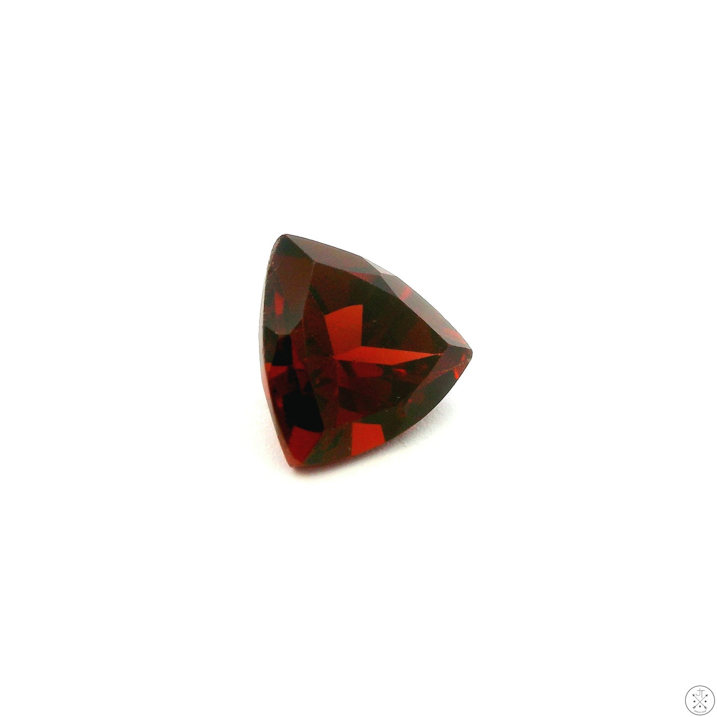 1.56 Carat Natural Almandine Garnet 7.1 mm Trillion Faceted Gemstone Loose Africa