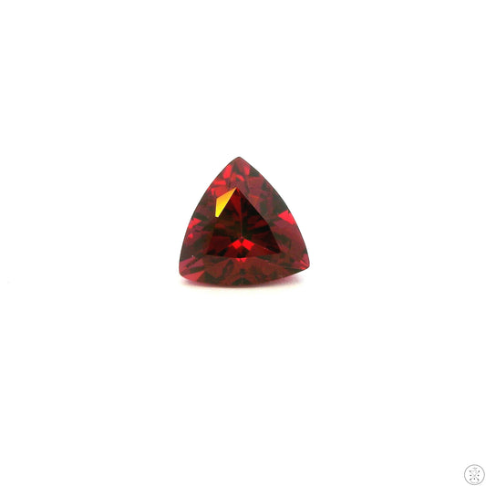 .95 Carat Natural Rhodolite Garnet 6 mm Trillion Faceted Gemstone Tanzania