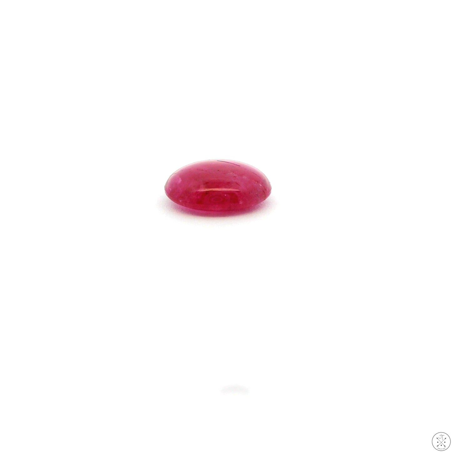 .78 Carat Natural Ruby 6.1 x 5.1 mm Cabochon Gemstone Myanmar Heated