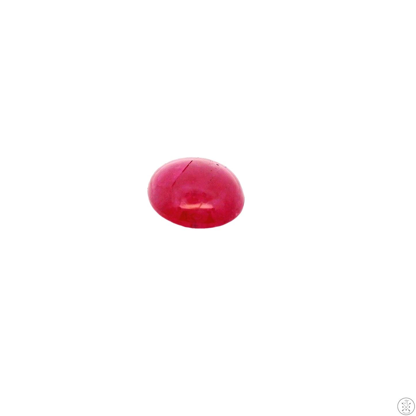 .78 Carat Natural Ruby 6.1 x 5.1 mm Cabochon Gemstone Myanmar Heated