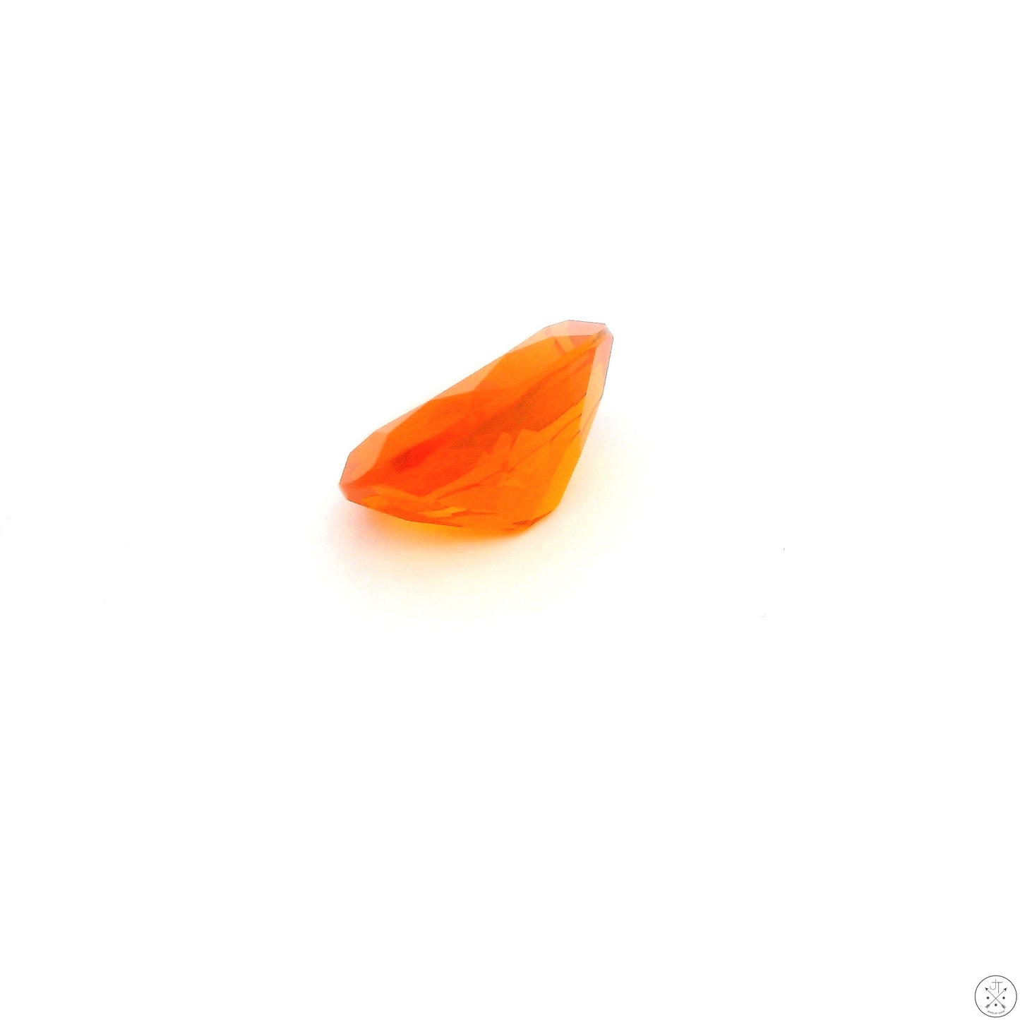 1.15 Carat Orange Fire Opal 9 x 7 mm Oval Natural Gemstone Loose
