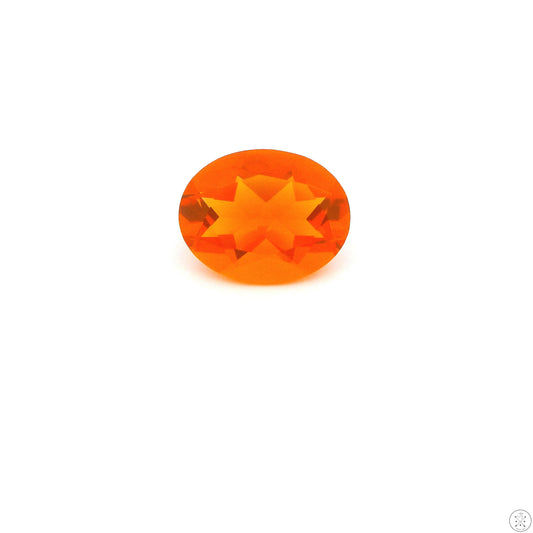 1.15 Carat Orange Fire Opal 9 x 7 mm Oval Natural Gemstone Loose