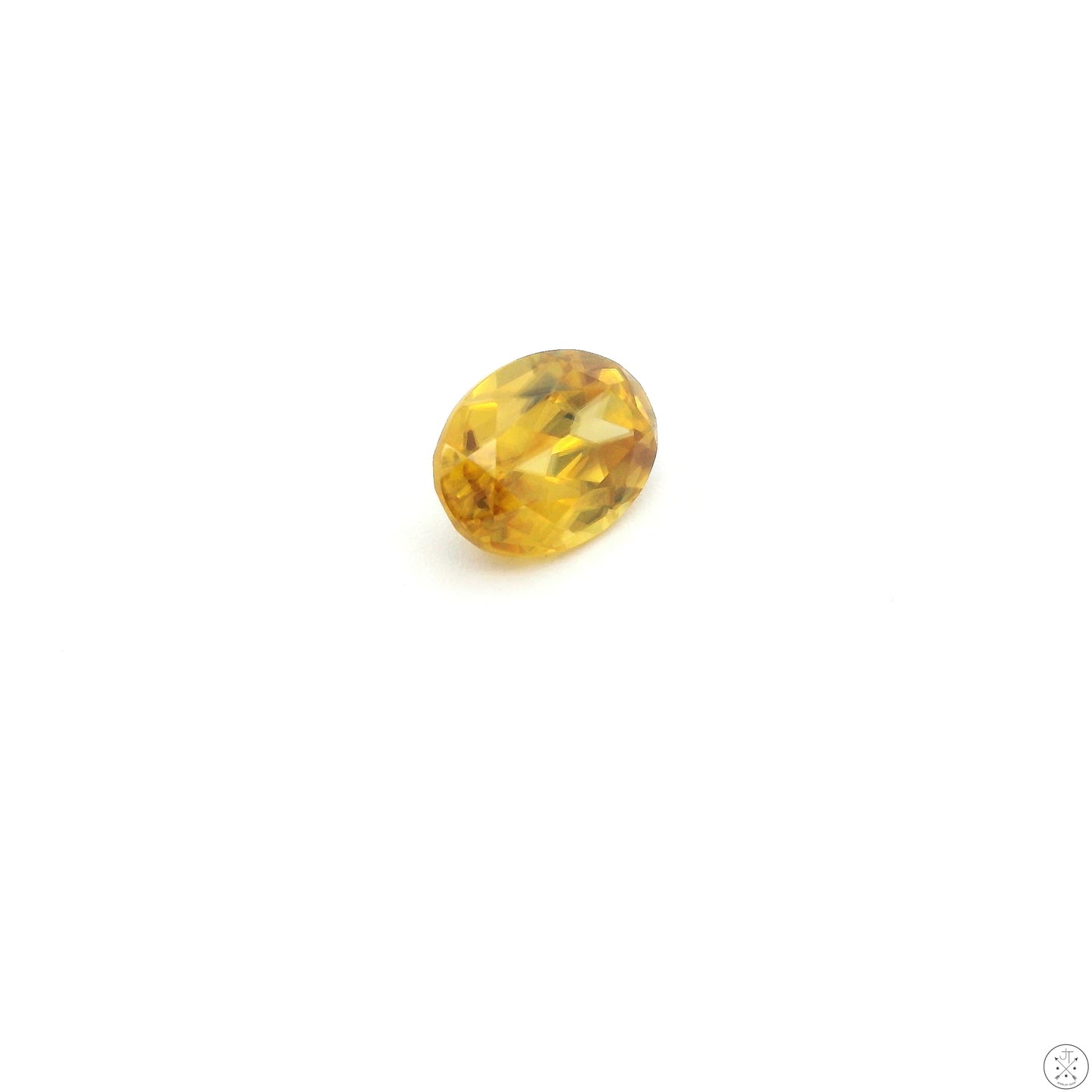 .92 Carat Yellow Sphene 7 x 5 mm Oval Natural Gemstone Loose