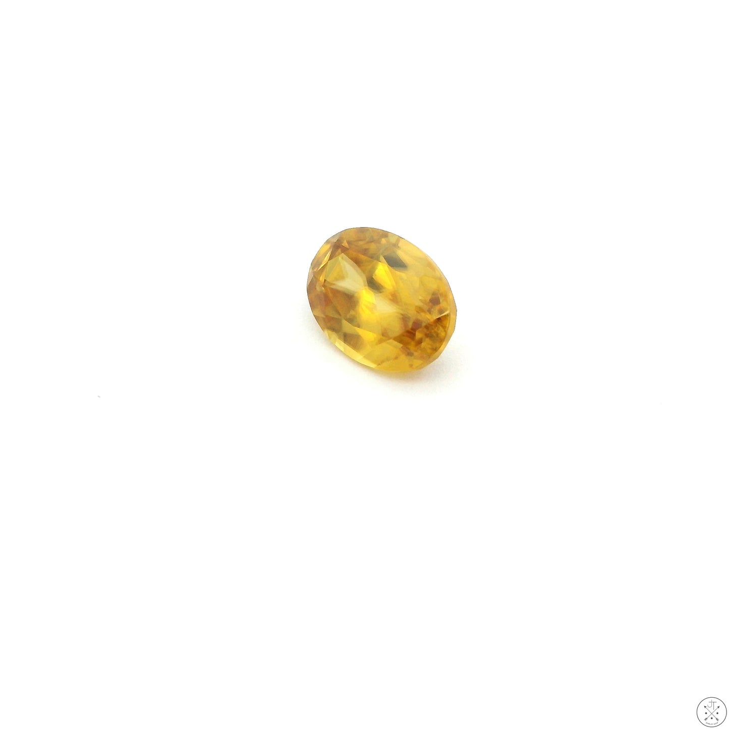 .92 Carat Yellow Sphene 7 x 5 mm Oval Natural Gemstone Loose