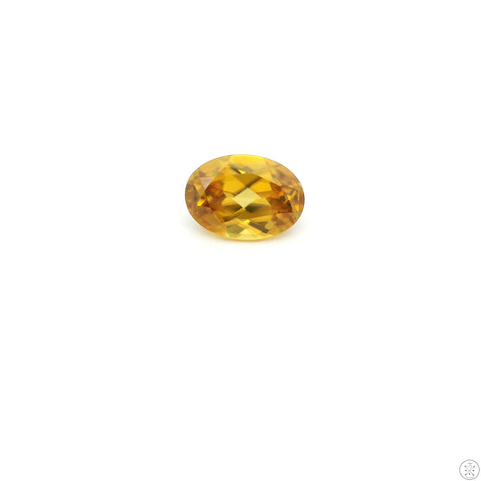 .92 Carat Yellow Sphene 7 x 5 mm Oval Natural Gemstone Loose