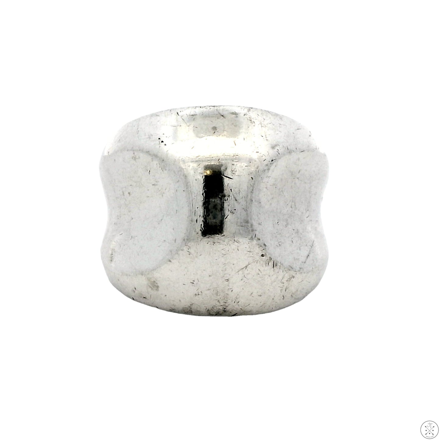 Vintage Sterling Silver Domed Band Size 6.5 Mexico Contemporary Ring