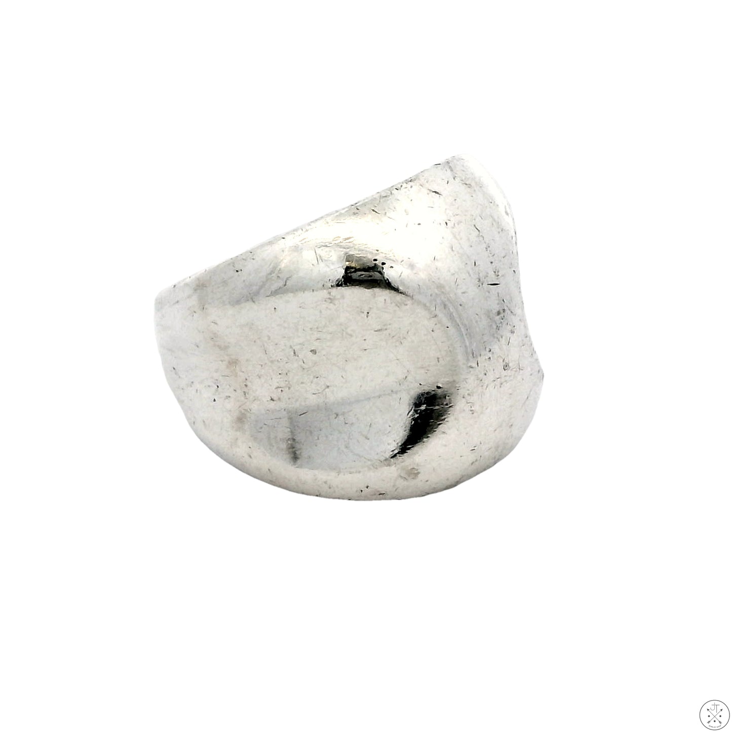 Vintage Sterling Silver Domed Band Size 6.5 Mexico Contemporary Ring