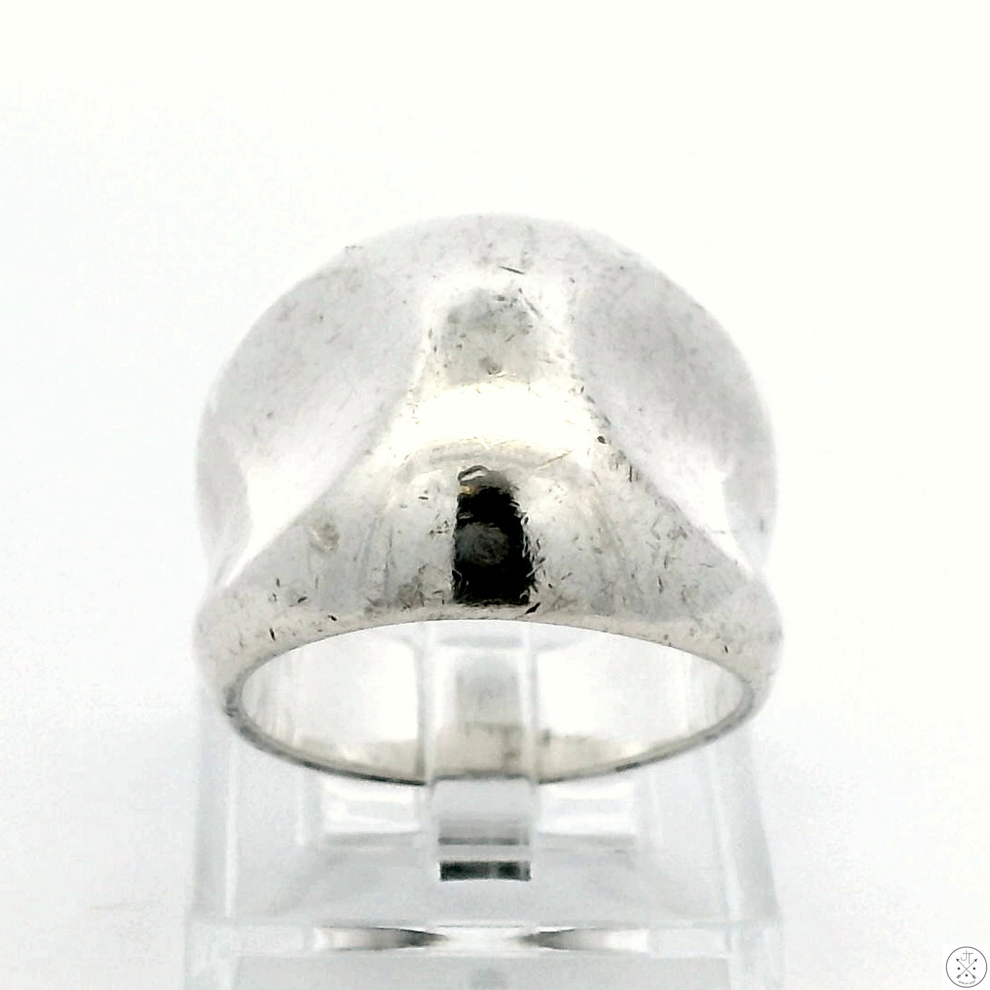 Vintage Sterling Silver Domed Band Size 6.5 Mexico Contemporary Ring