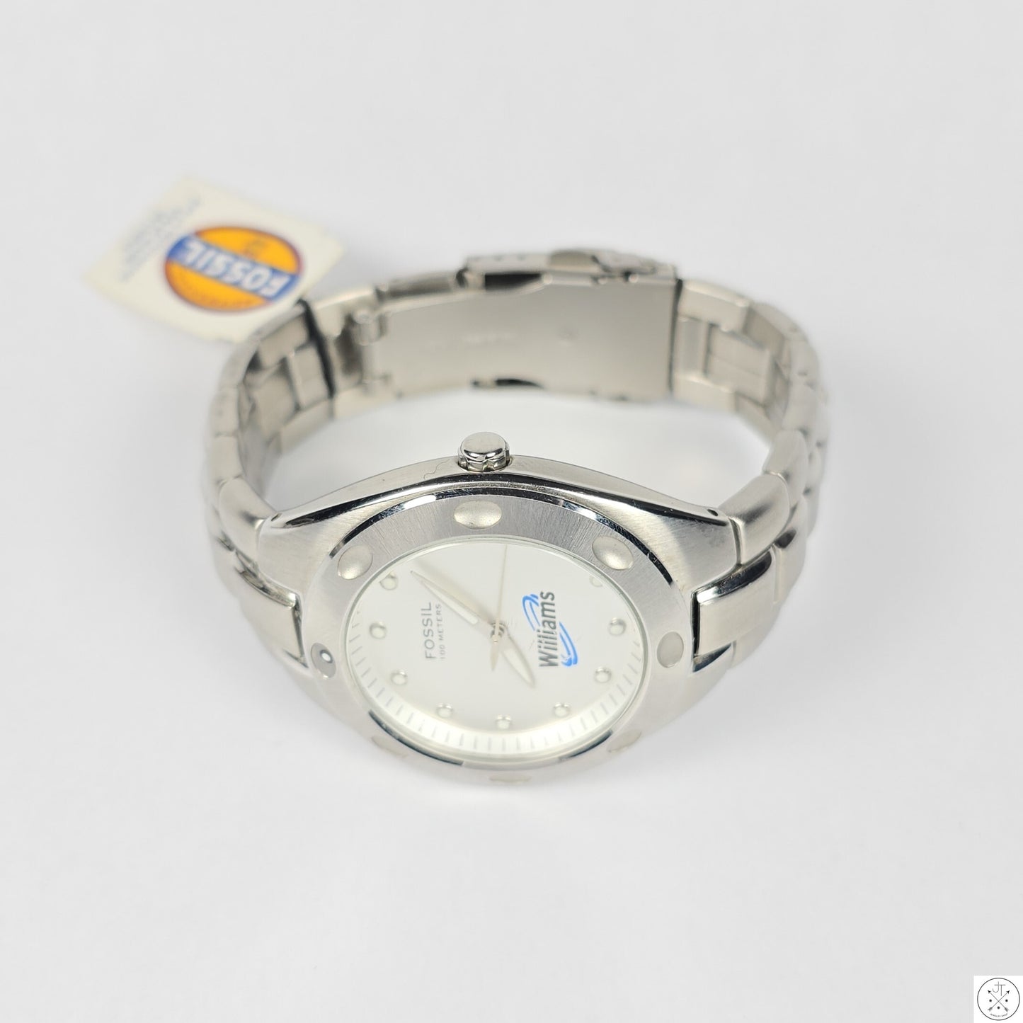 Fossil 40 mm Watch Quartz Box & Manual Williams Energy Dial New Battery 8 in