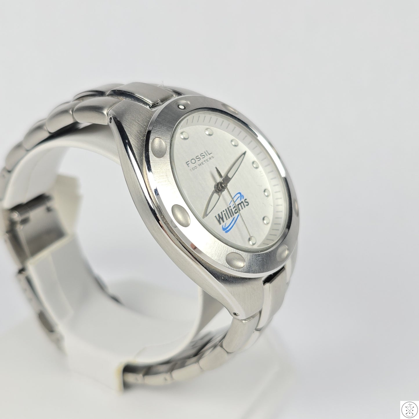 Fossil 40 mm Watch Quartz Box & Manual Williams Energy Dial New Battery 8 in