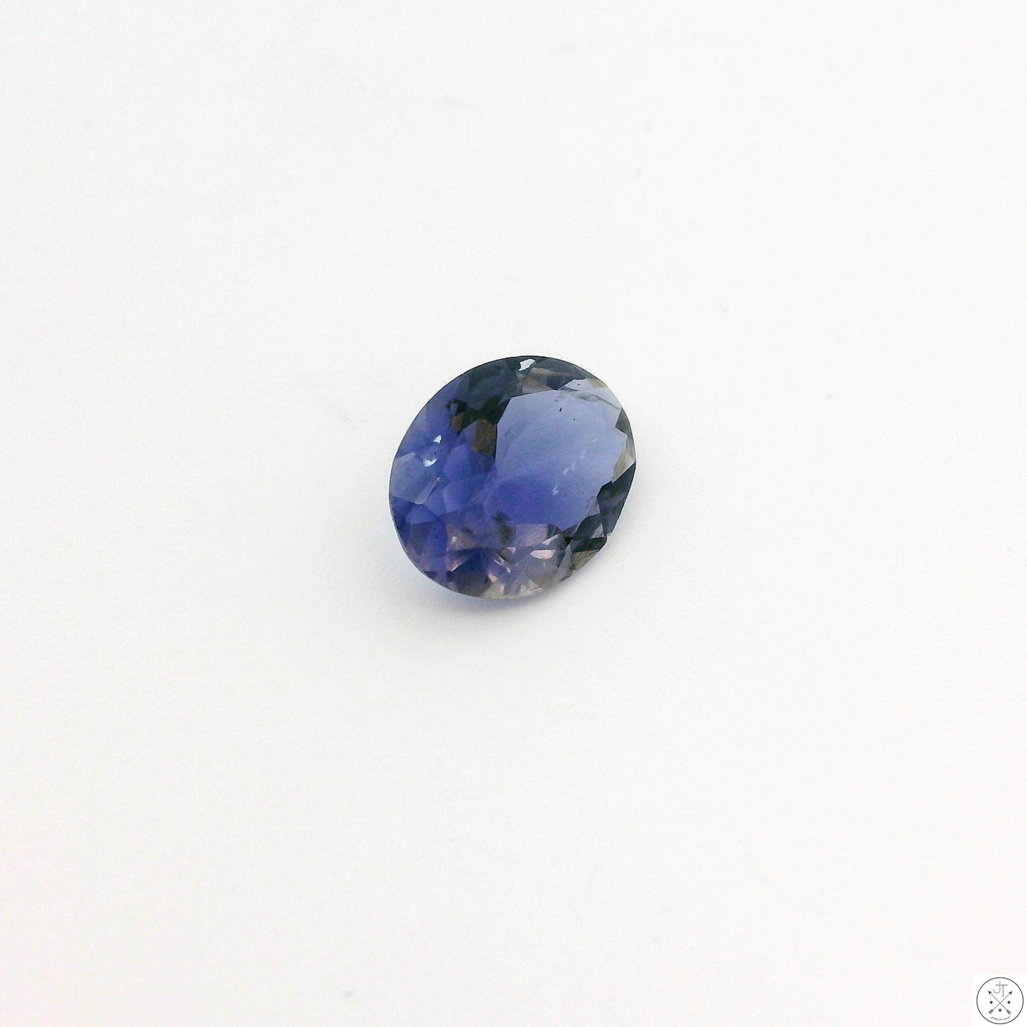1.14 Carat Natural Iolite 9 x 7 mm Oval Cut Faceted Gemstone Loose