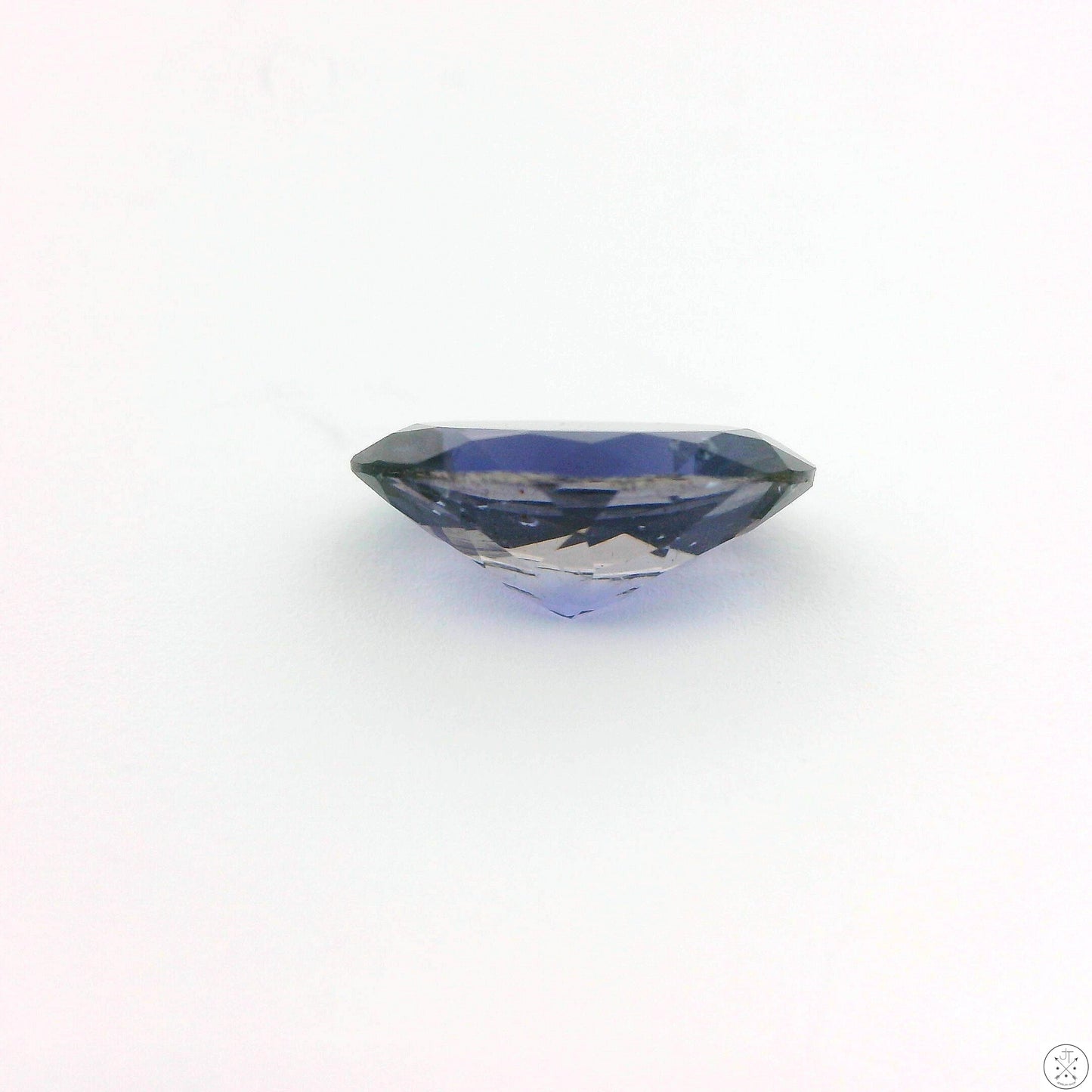 1.14 Carat Natural Iolite 9 x 7 mm Oval Cut Faceted Gemstone Loose