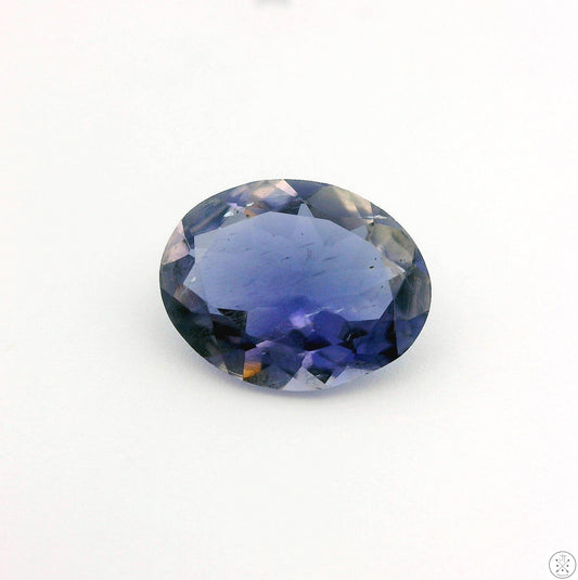 1.14 Carat Natural Iolite 9 x 7 mm Oval Cut Faceted Gemstone Loose