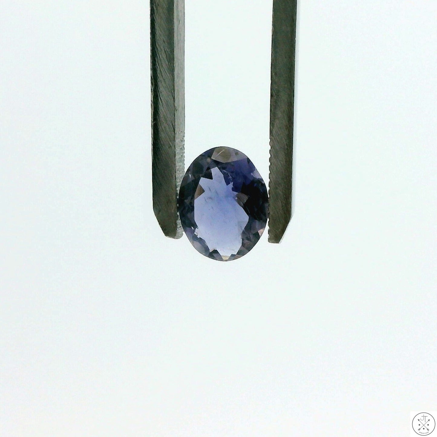 1.14 Carat Natural Iolite 9 x 7 mm Oval Cut Faceted Gemstone Loose