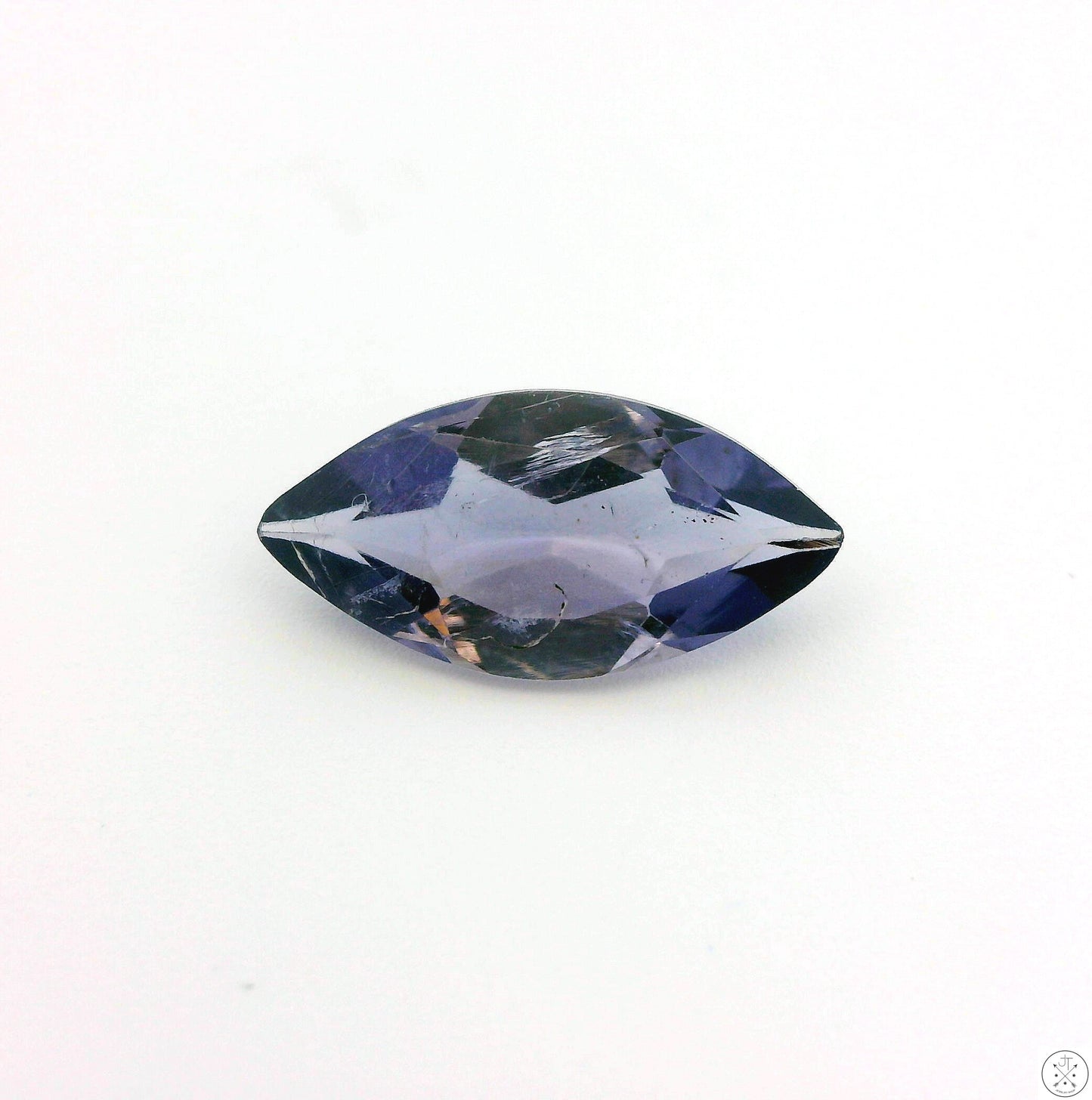 1.25 Carat Natural Iolite 12 x 6 mm Marquise Cut Faceted Gemstone Loose