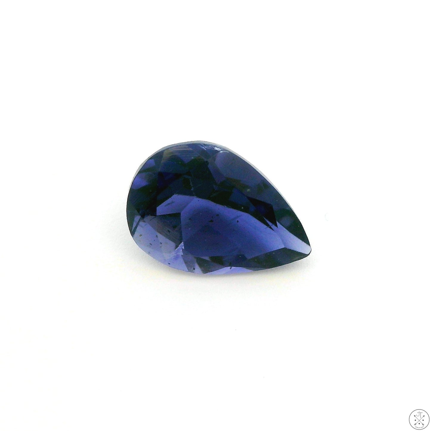 1.58 Carat Natural Iolite 12 x 6 mm Pear Cut Faceted Gemstone Loose
