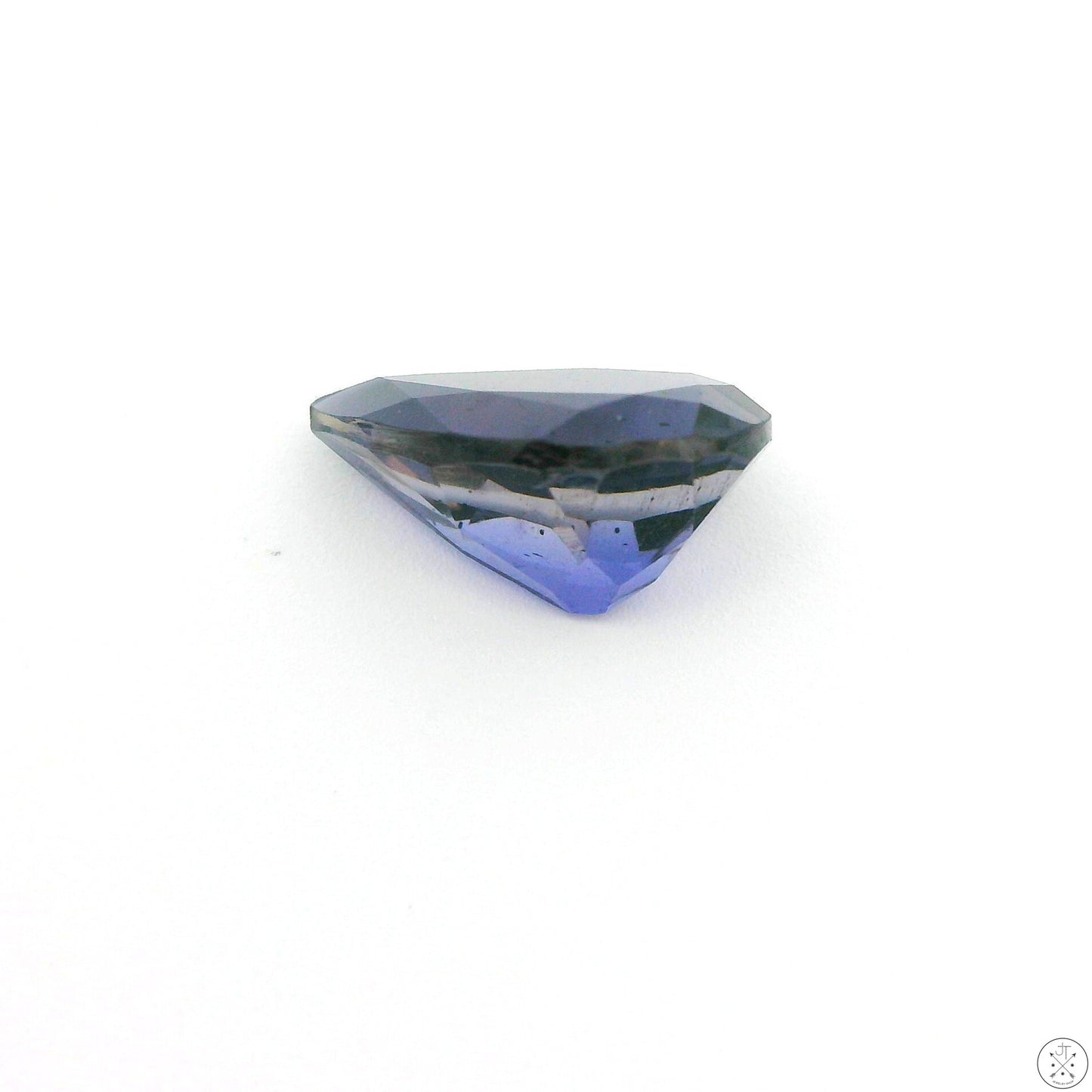 1.58 Carat Natural Iolite 12 x 6 mm Pear Cut Faceted Gemstone Loose