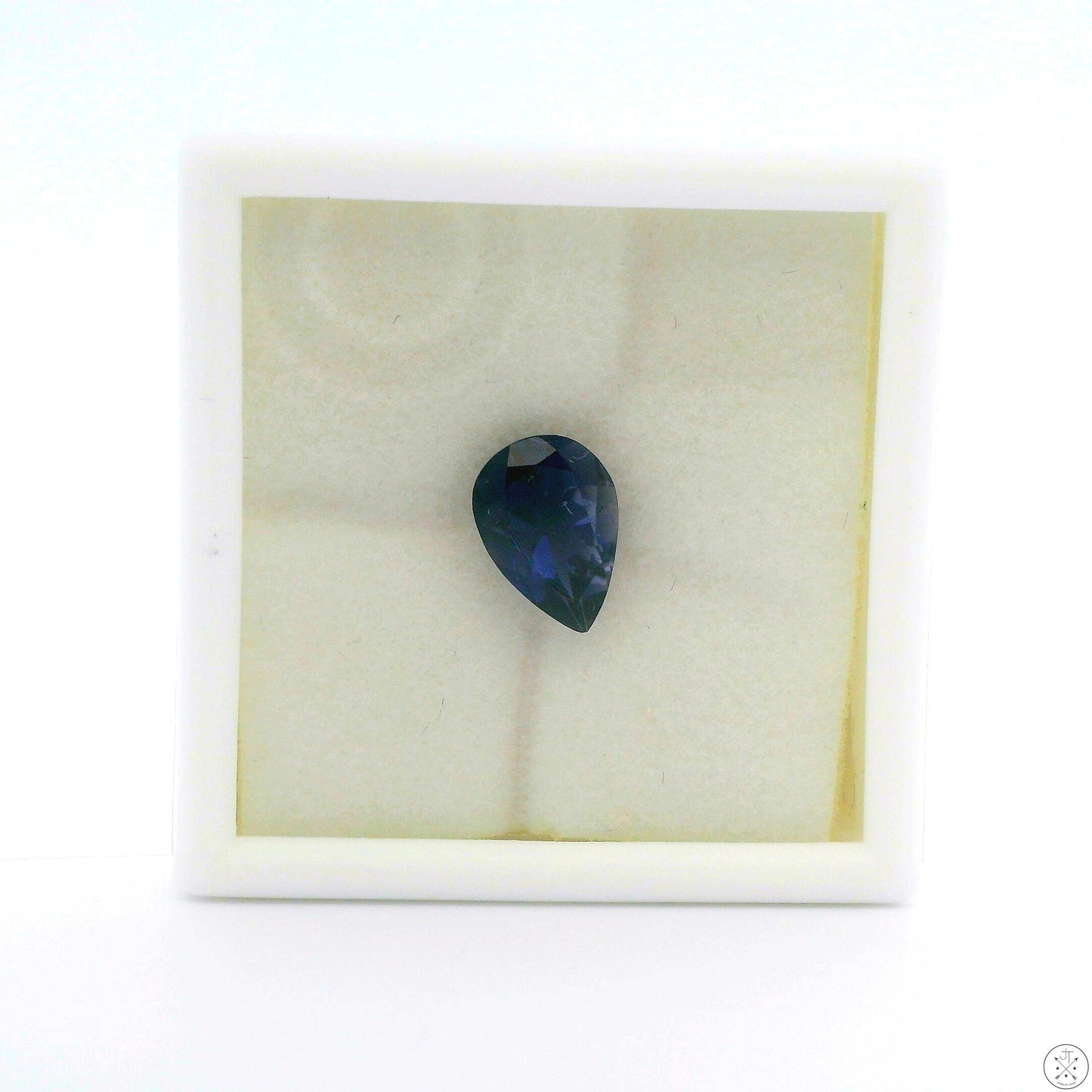 1.58 Carat Natural Iolite 12 x 6 mm Pear Cut Faceted Gemstone Loose