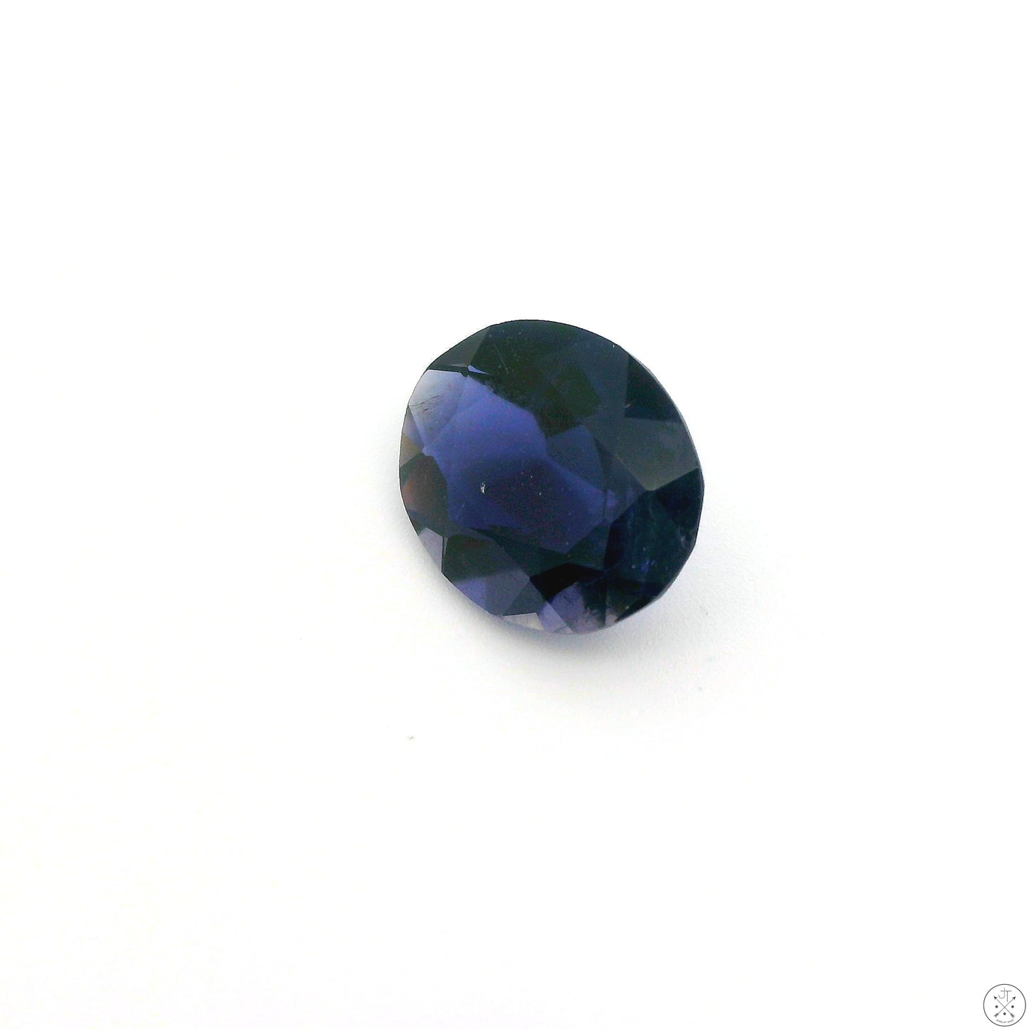 2.56 Carat Natural Iolite 11 x 9 mm Oval Cut Faceted Gemstone Loose