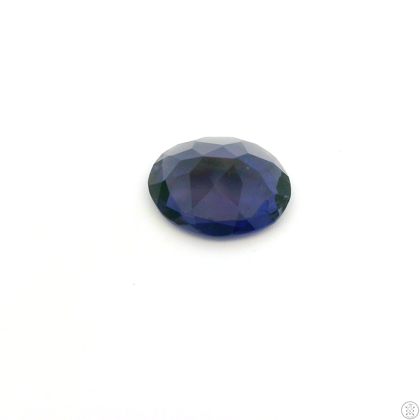 2.56 Carat Natural Iolite 11 x 9 mm Oval Cut Faceted Gemstone Loose