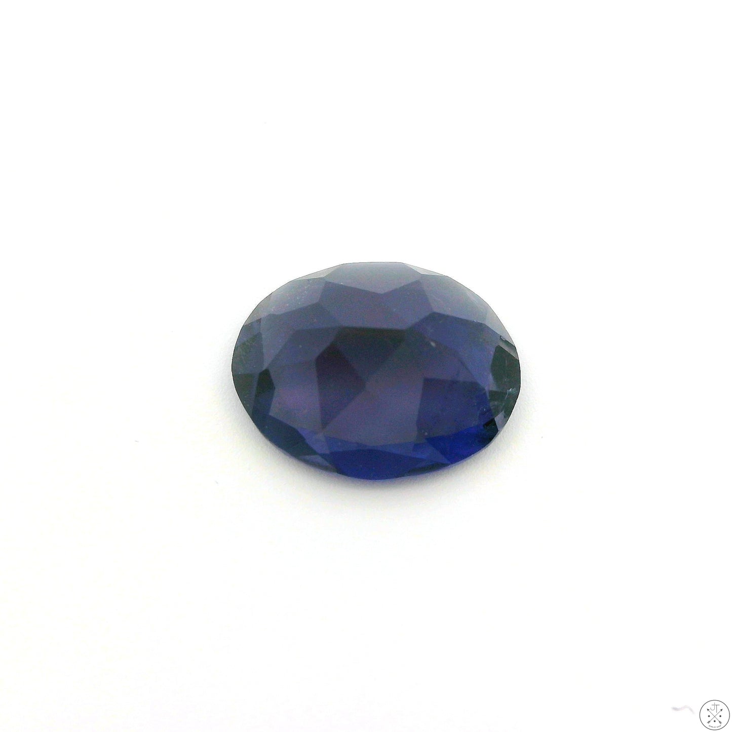 2.56 Carat Natural Iolite 11 x 9 mm Oval Cut Faceted Gemstone Loose
