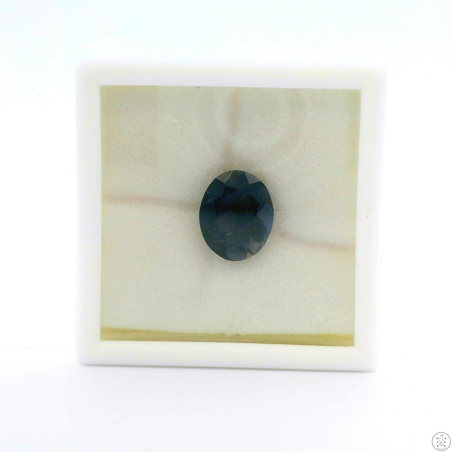 2.56 Carat Natural Iolite 11 x 9 mm Oval Cut Faceted Gemstone Loose