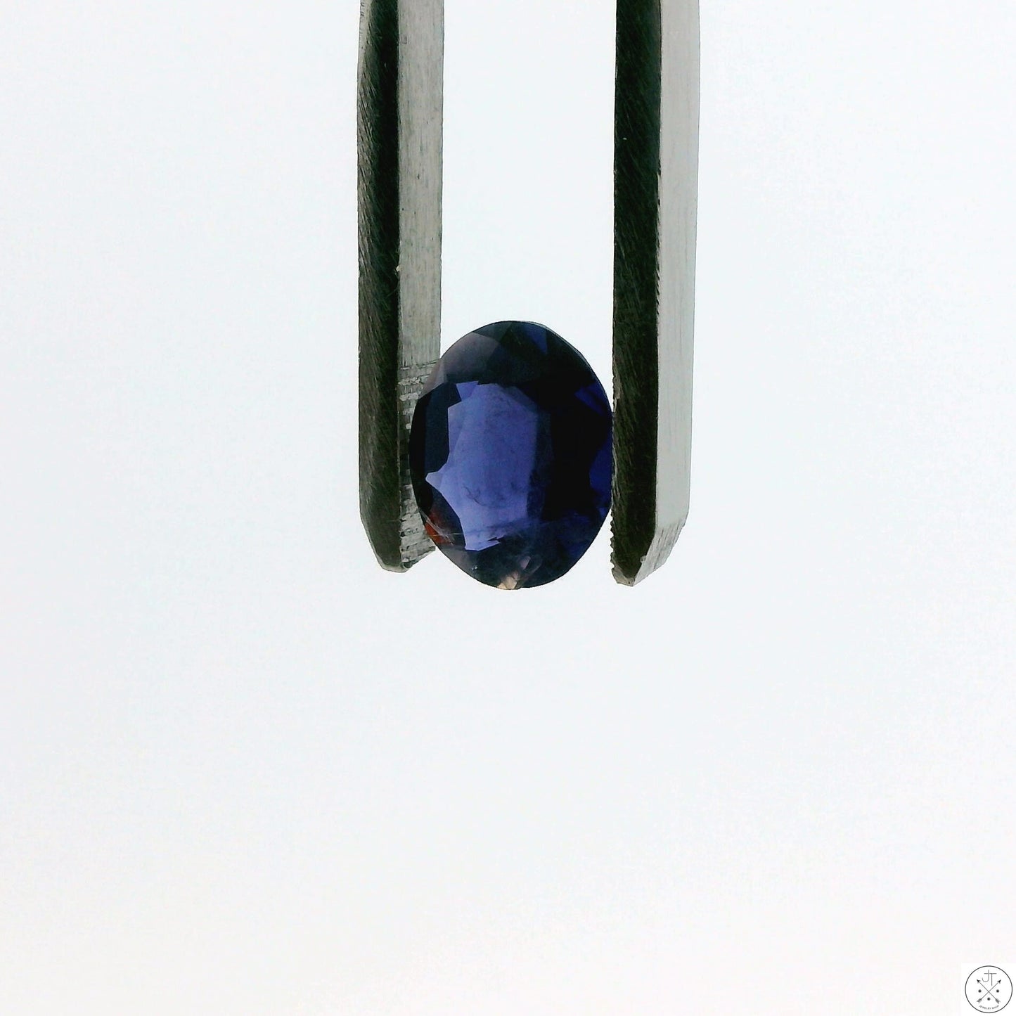2.56 Carat Natural Iolite 11 x 9 mm Oval Cut Faceted Gemstone Loose