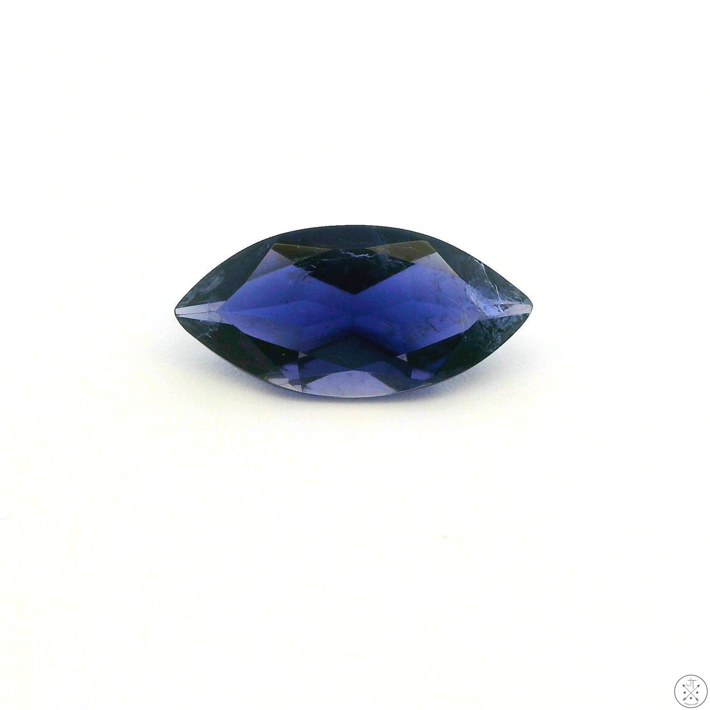 1.27 Carat Natural Iolite 12 x 6 mm Marquise Cut Faceted Gemstone Loose