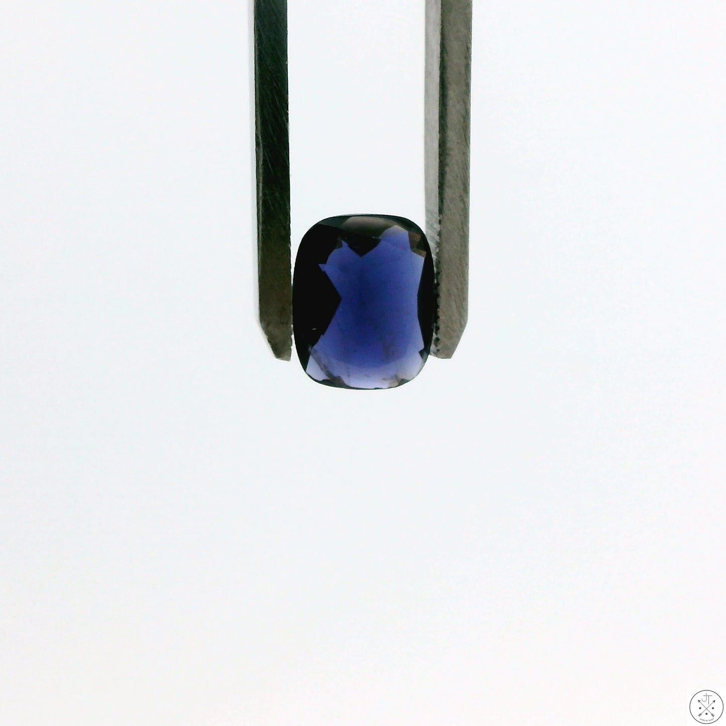 1.82 Carat Natural Iolite 10 x 8 mm Modified Rectangle Cut Faceted Gemstone Loose