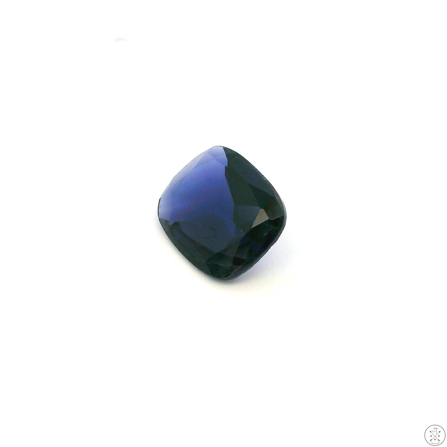 1.82 Carat Natural Iolite 10 x 8 mm Modified Rectangle Cut Faceted Gemstone Loose