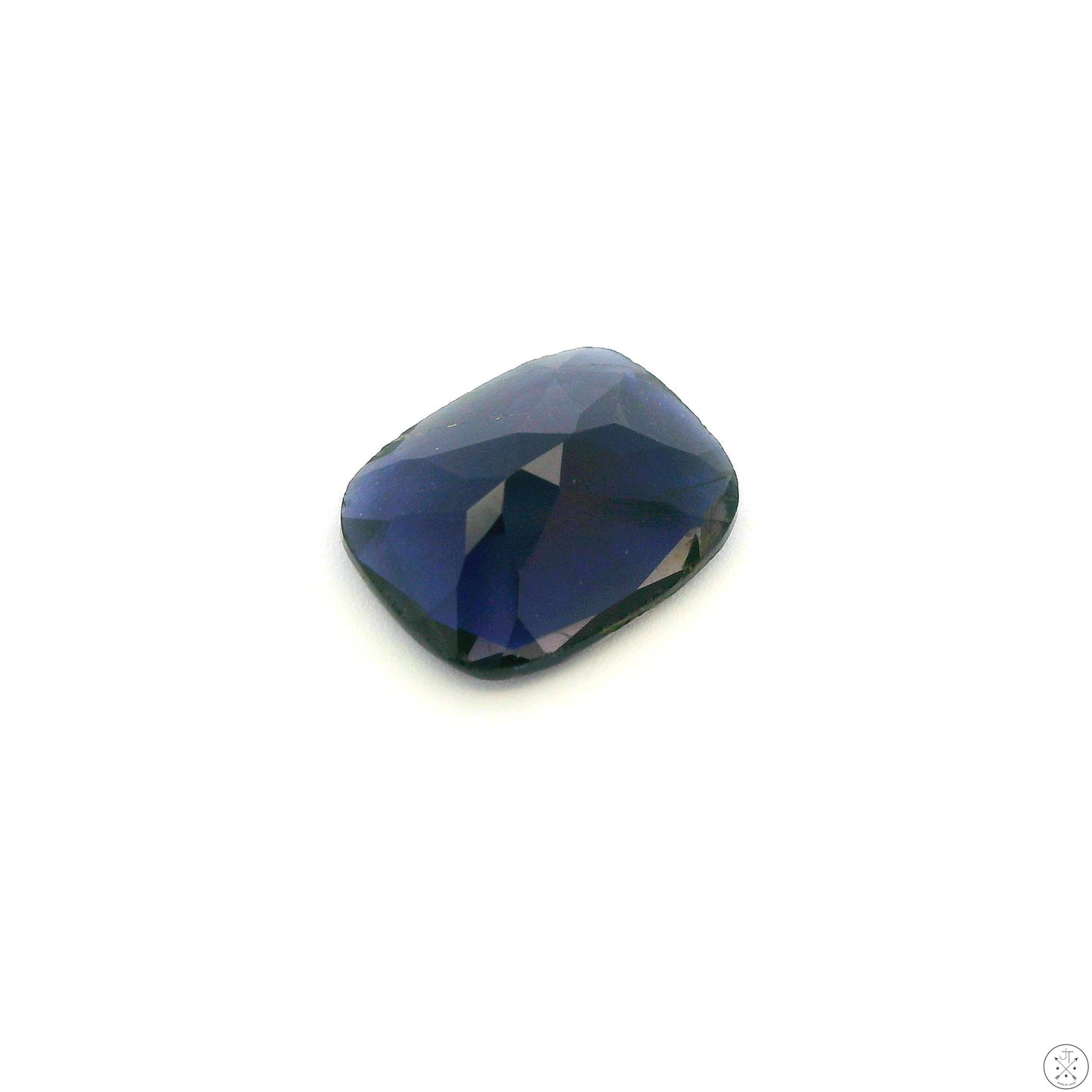 1.82 Carat Natural Iolite 10 x 8 mm Modified Rectangle Cut Faceted Gemstone Loose