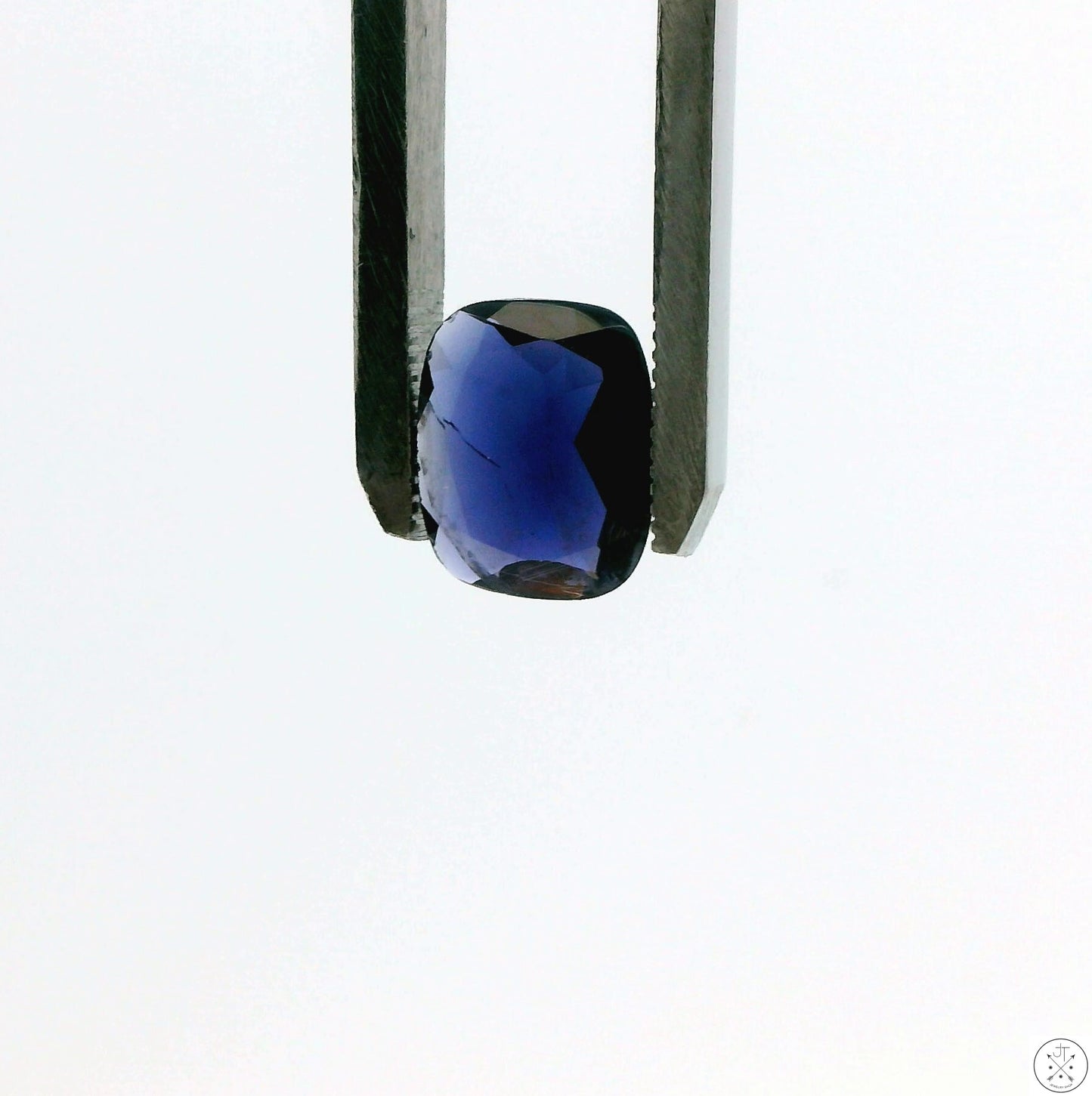 1.82 Carat Natural Iolite 10 x 8 mm Modified Rectangle Cut Faceted Gemstone Loose