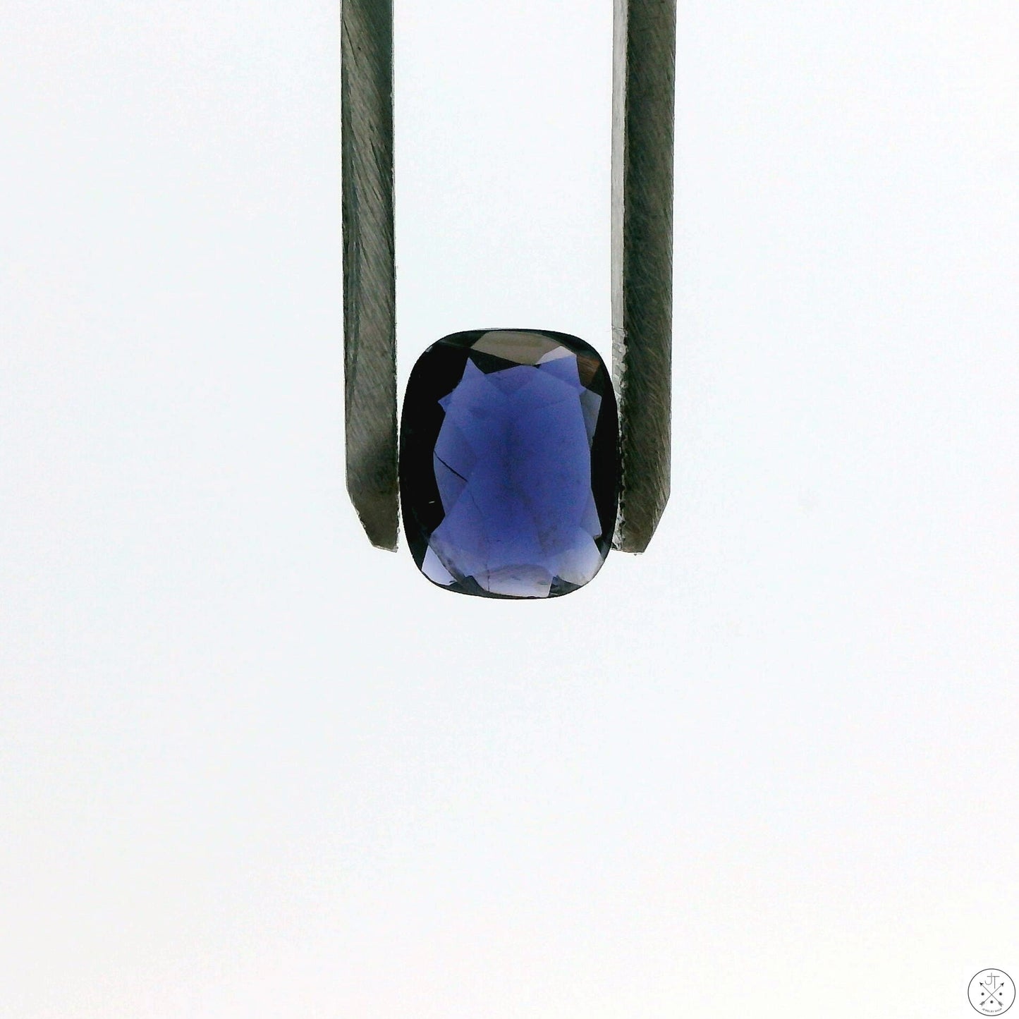 1.82 Carat Natural Iolite 10 x 8 mm Modified Rectangle Cut Faceted Gemstone Loose