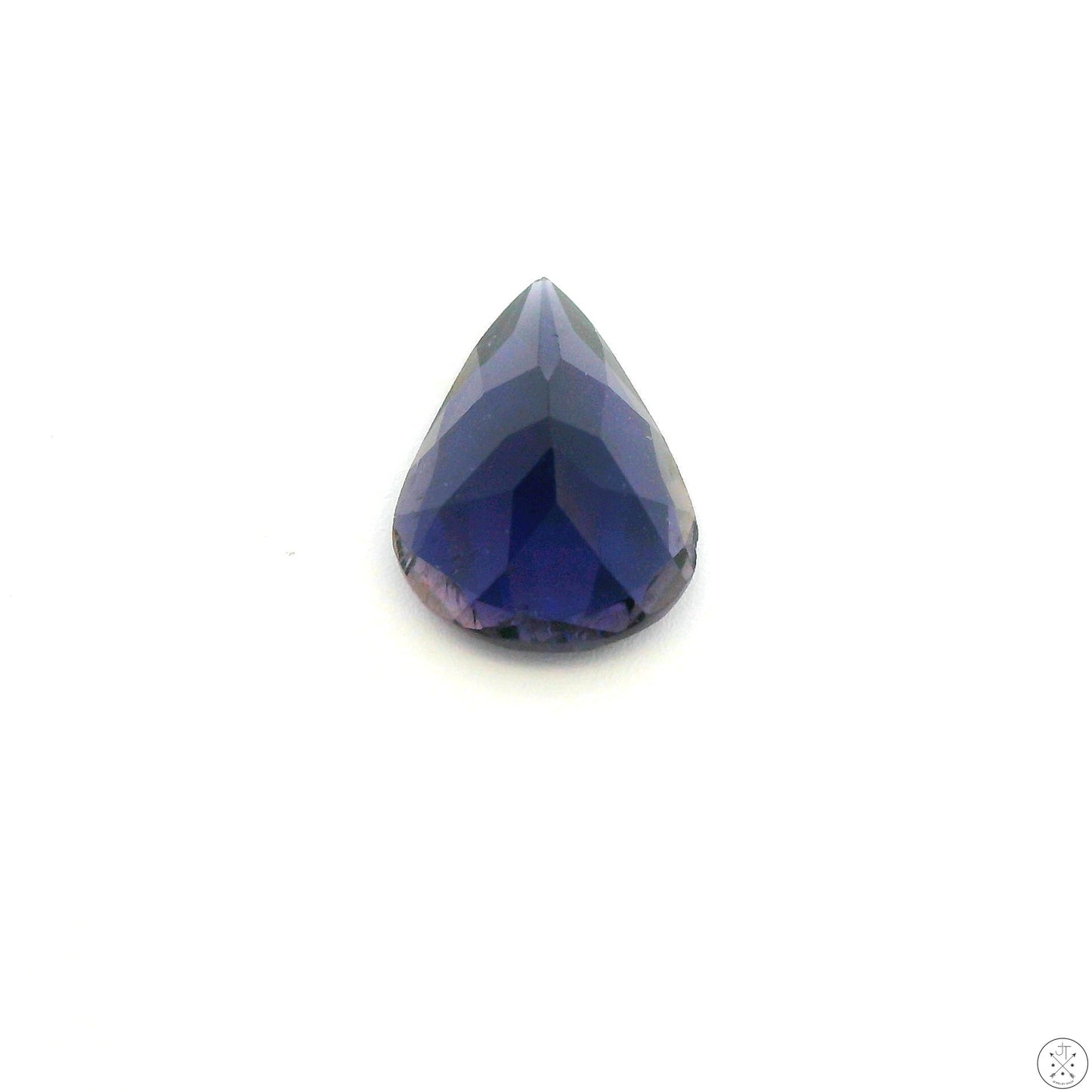 1.33 Carat Natural Iolite 10 x 7 mm Pear Cut Faceted Gemstone Loose
