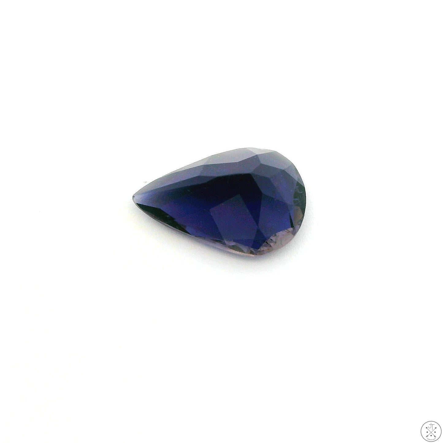 1.33 Carat Natural Iolite 10 x 7 mm Pear Cut Faceted Gemstone Loose
