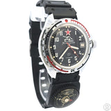 Vintage Vostok 1980s Tank Commander 40 mm Wristwatch Mechanical Running 8.5 in USSR