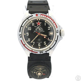 Vintage Vostok 1980s Tank Commander 40 mm Wristwatch Mechanical Running 8.5 in USSR