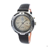 Vintage Slava KGB 38 mm Wristwatch Automatic Day Date Running 8 in Russia